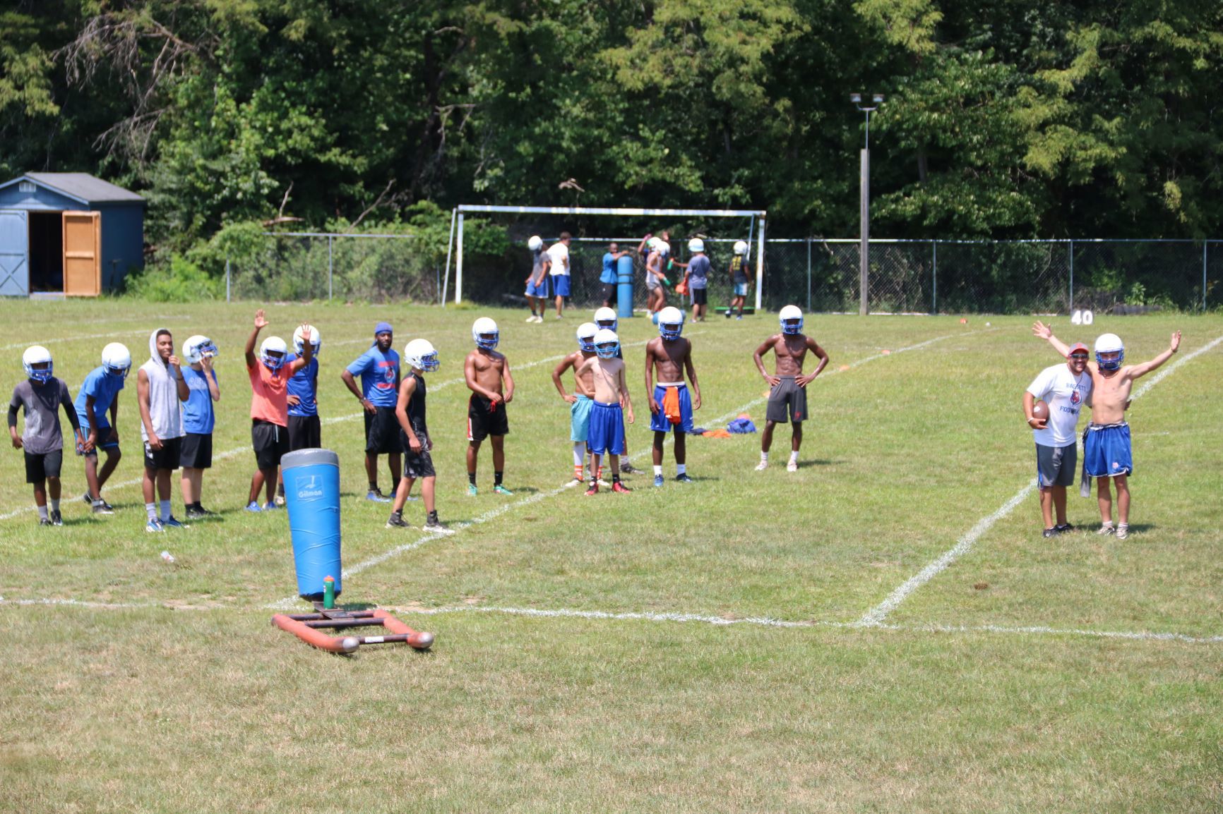 First day of Bassett football practice